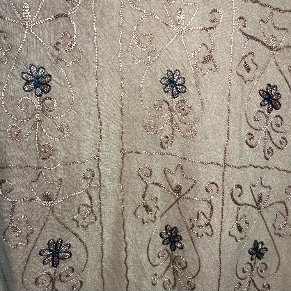 Just Cruising western embroidered shirt with fringe - Picture 6 of 8